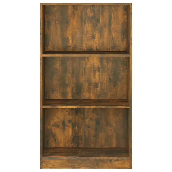 Boekenkast 60x24x109 cm bewerkt hout gerookt eikenkleurig MeubelReus