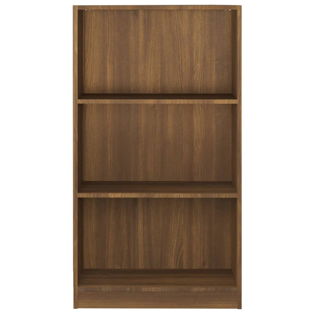 Boekenkast 60x24x109 cm bewerkt hout bruin eikenkleur MeubelReus