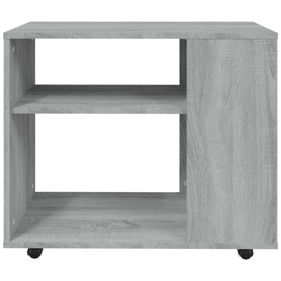 Bijzettafel 70x35x55 cm bewerkt hout grijs sonoma eikenkleurig MeubelReus