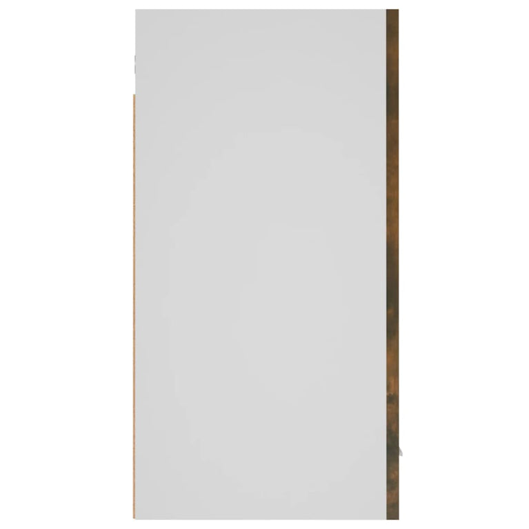 Wandkast hangend 60x31x60 cm bewerkt hout gerookt eikenkleurig MeubelReus