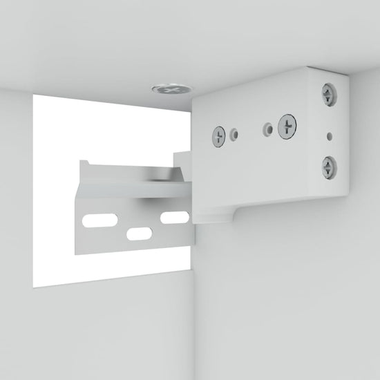 Wandkast hangend 60x31x60 cm bewerkt hout bruineikenkleurig MeubelReus