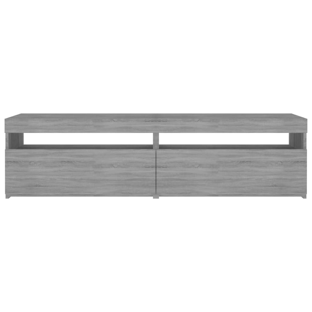 Tv-meubelen met LED-verlichting 2 st 75x35x40 cm grijs sonoma MeubelReus