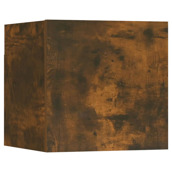 Tv-wandmeubel 30,5x30x30 cm gerookt eikenkleurig MeubelReus