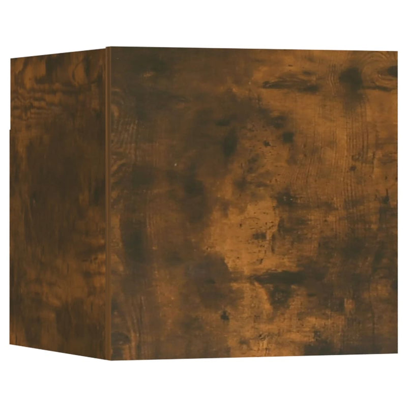 Tv-wandmeubel 30,5x30x30 cm gerookt eikenkleurig MeubelReus