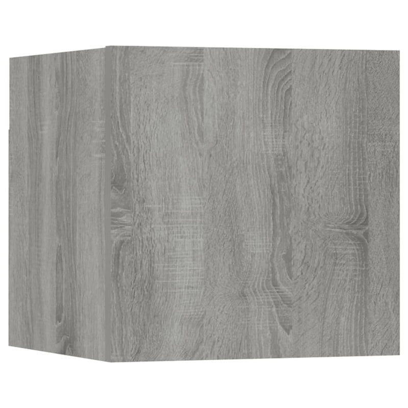 Tv-wandmeubel 30,5x30x30 cm grijs sonoma eikenkleurig MeubelReus