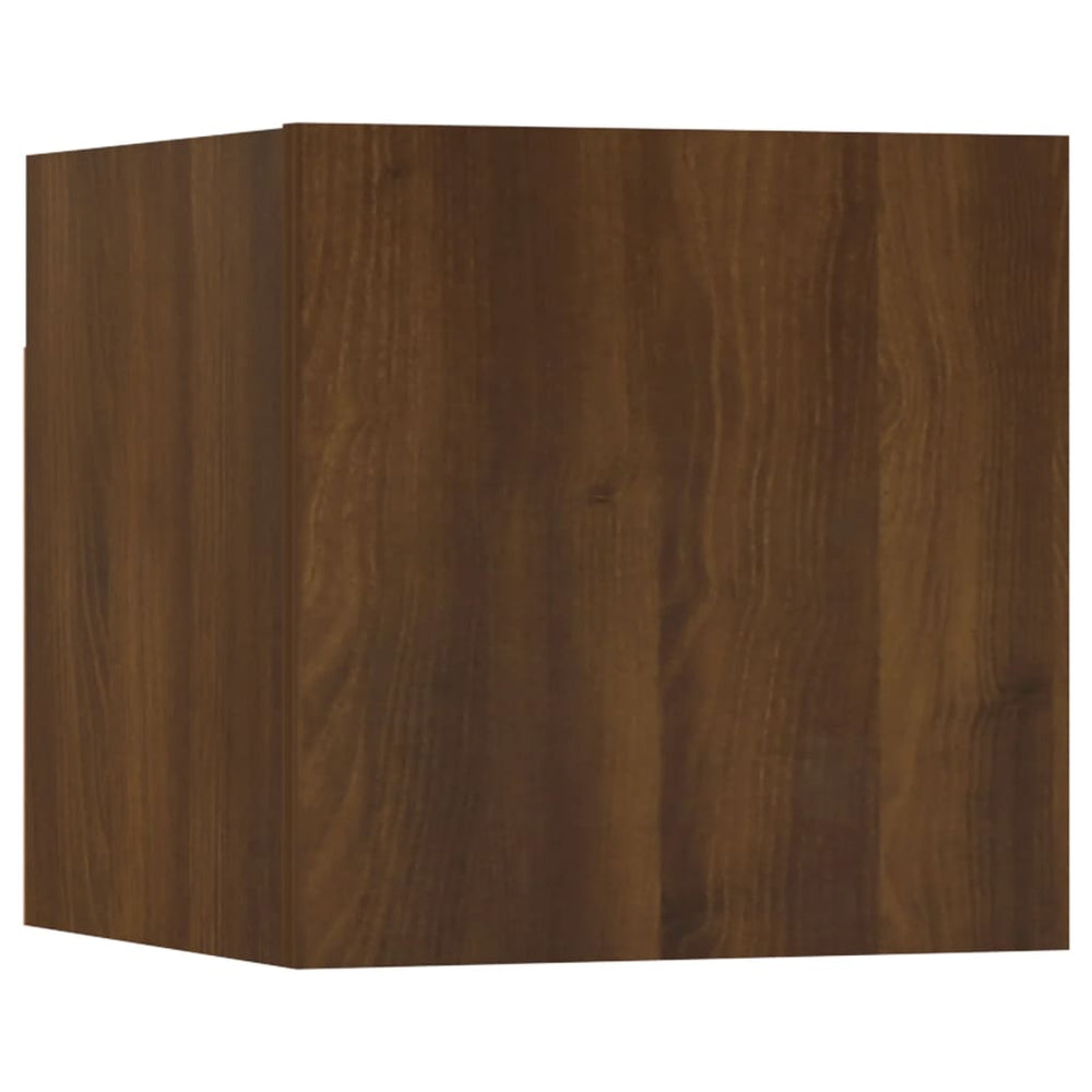 Tv-wandmeubel 30,5x30x30 cm bruin eikenkleur MeubelReus