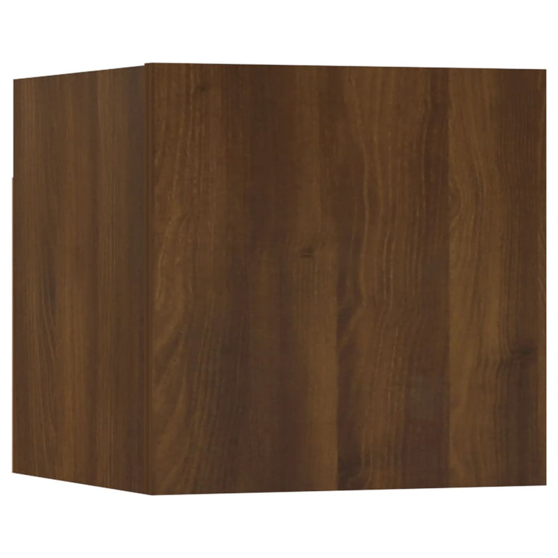 Tv-wandmeubel 30,5x30x30 cm bruin eikenkleur MeubelReus
