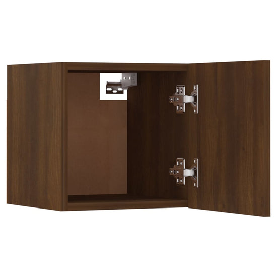 Tv-wandmeubel 30,5x30x30 cm bruin eikenkleur MeubelReus