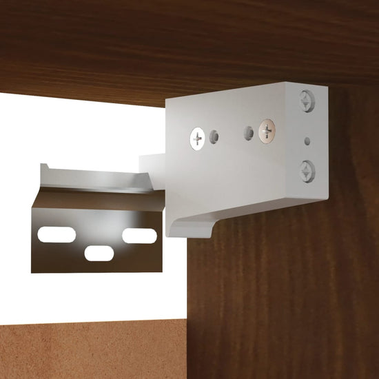 Tv-wandmeubel 30,5x30x30 cm bruin eikenkleur MeubelReus