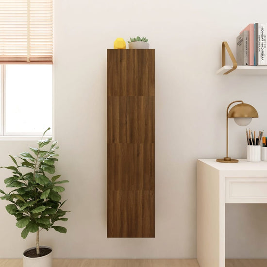 Tv-wandmeubelen 4 st 30,5x30x30 cm bruineikenkleurig MeubelReus