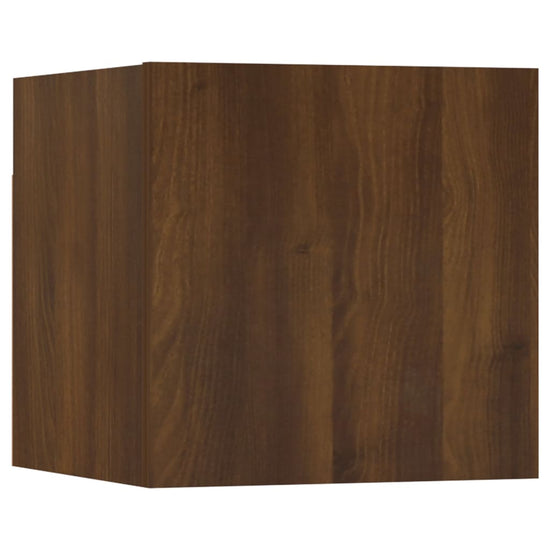 Tv-wandmeubelen 4 st 30,5x30x30 cm bruineikenkleurig MeubelReus