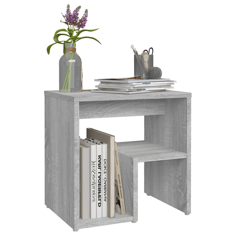 Nachtkastjes 2 st 40x30x40 cm bewerkt hout grijs sonoma eiken MeubelReus