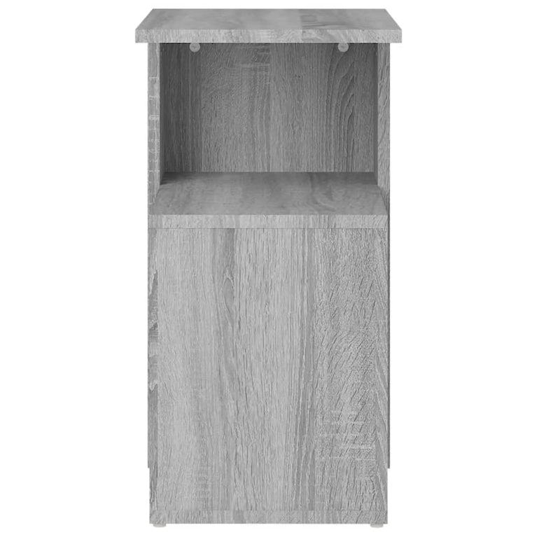 Bijzettafel 36x30x56 cm bewerkt hout grijs sonoma eikenkleurig