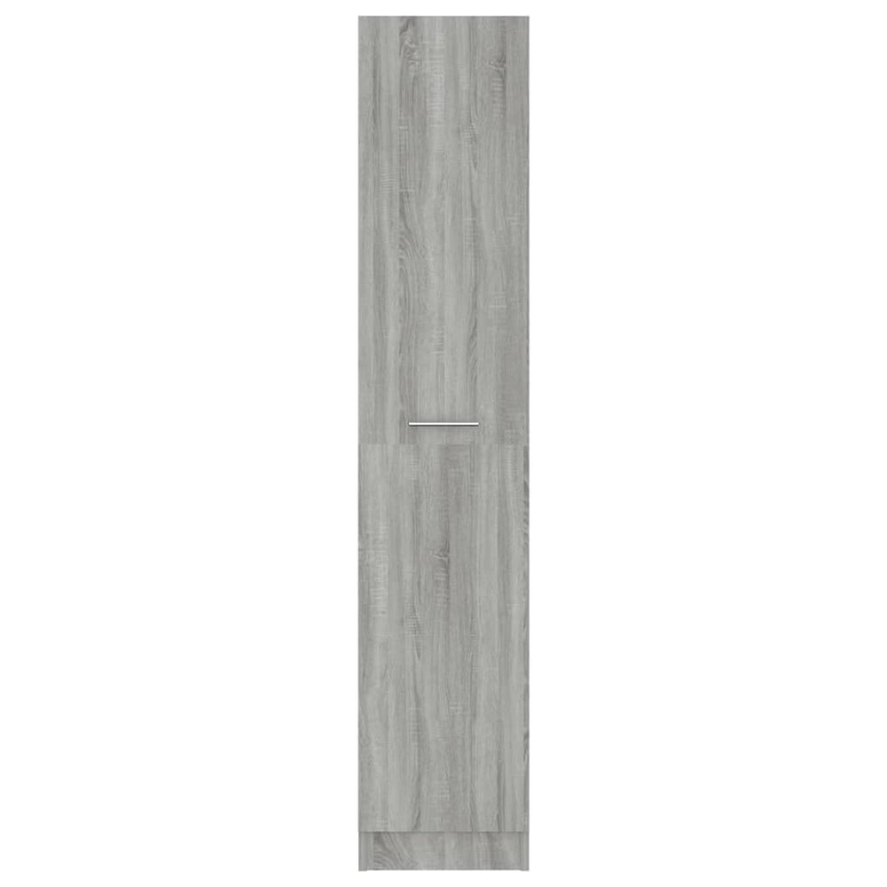 Apothekerskast 30x42,5x150 cm bewerkt hout grijs sonoma eiken MeubelReus