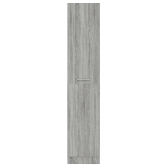 Apothekerskast 30x42,5x150 cm bewerkt hout grijs sonoma eiken MeubelReus