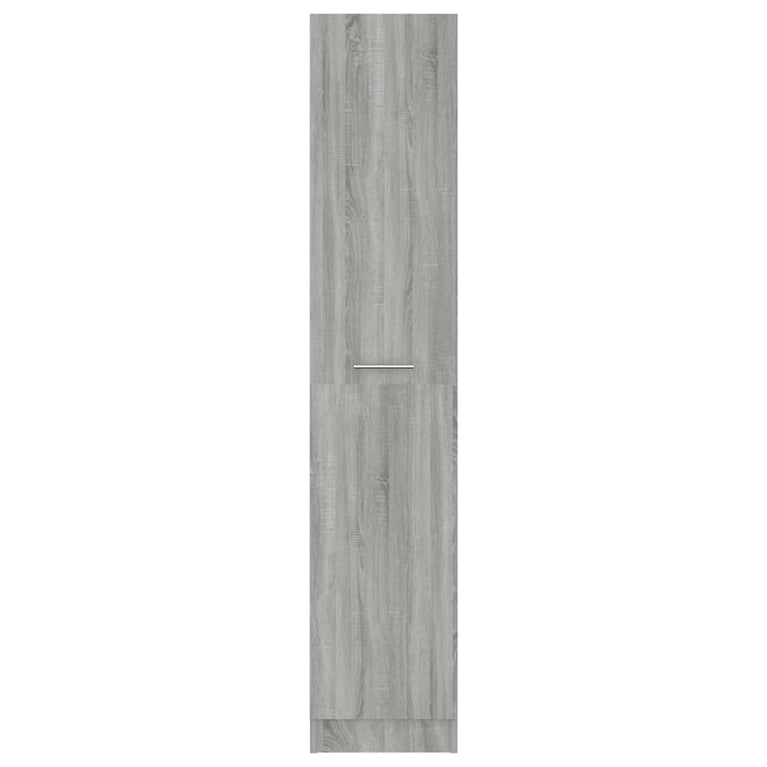 Apothekerskast 30x42,5x150 cm bewerkt hout grijs sonoma eiken MeubelReus
