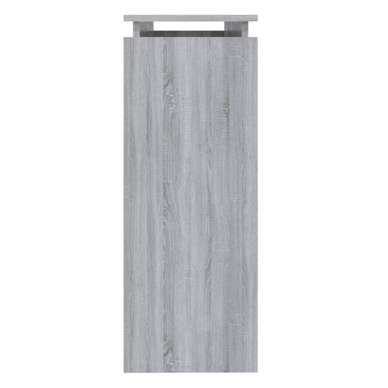 Wandtafel 102x30x80 cm bewerkt hout grijs sonoma eikenkleurig MeubelReus