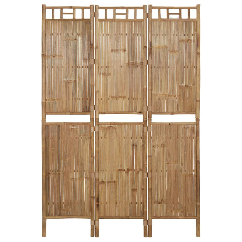 Kamerscherm met 3 panelen 120x180 cm bamboe MeubelReus