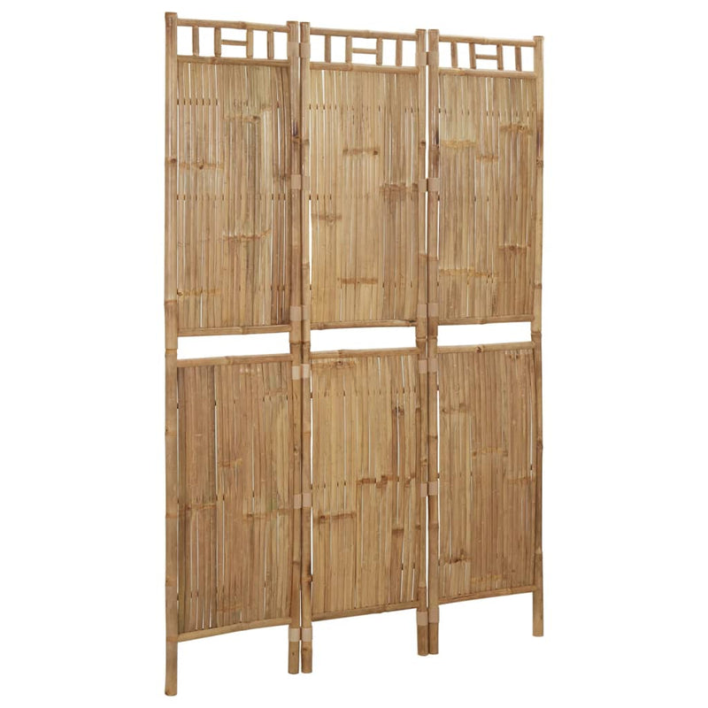 Kamerscherm met 3 panelen 120x180 cm bamboe MeubelReus