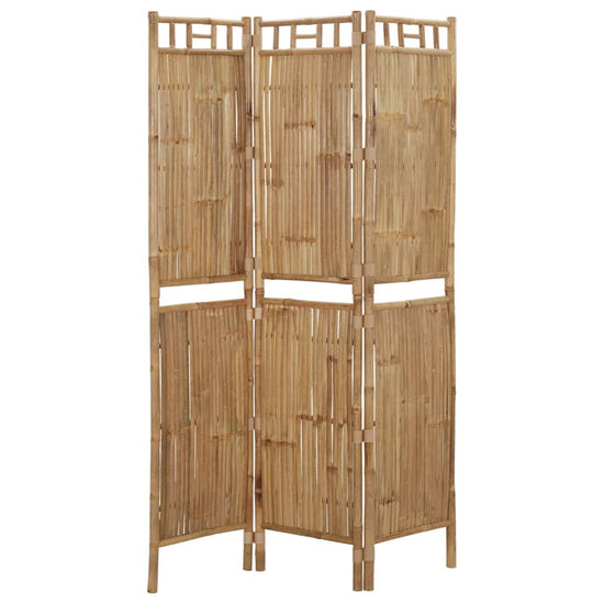Kamerscherm met 3 panelen 120x180 cm bamboe MeubelReus