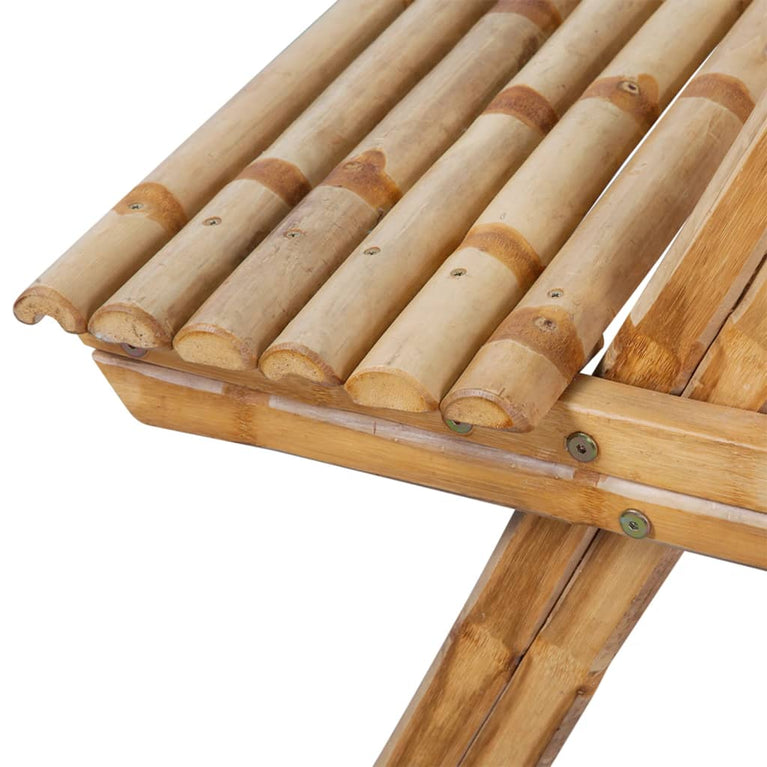 Picknicktafel 115x115x81 cm bamboe MeubelReus