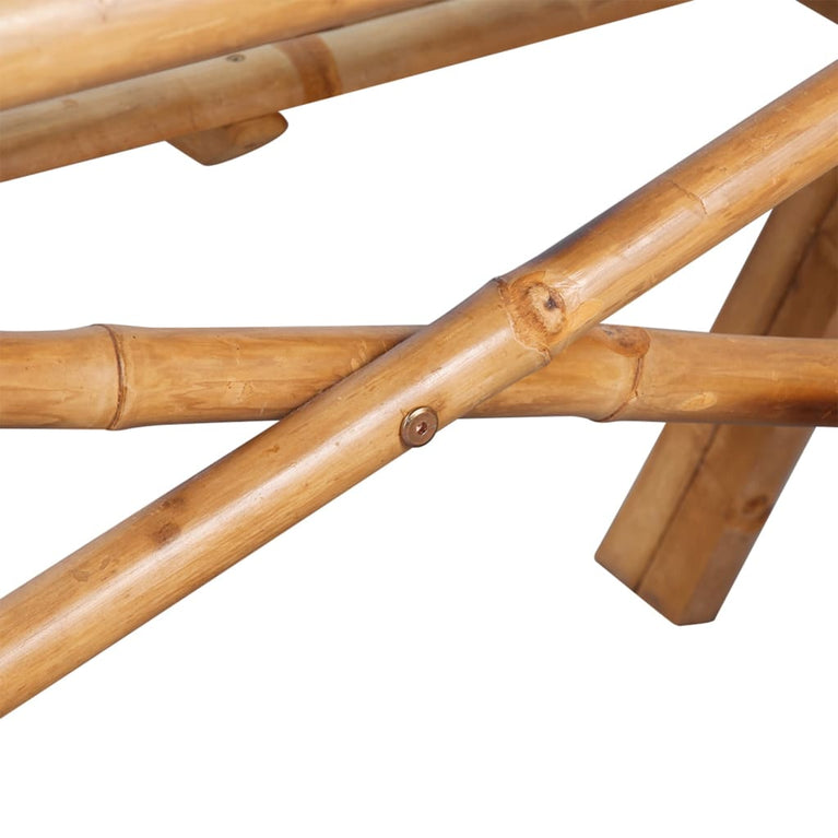 Picknicktafel 115x115x81 cm bamboe MeubelReus