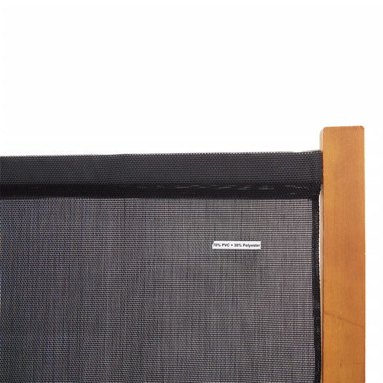 Kamerscherm met 3 panelen 210x180 cm zwart MeubelReus