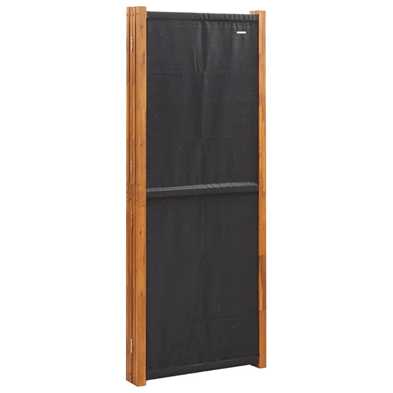 Kamerscherm met 5 panelen 350x180 cm zwart MeubelReus