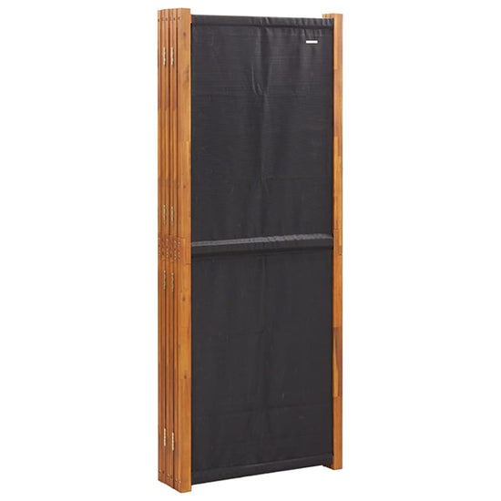 Kamerscherm met 6 panelen 420x180 cm zwart MeubelReus