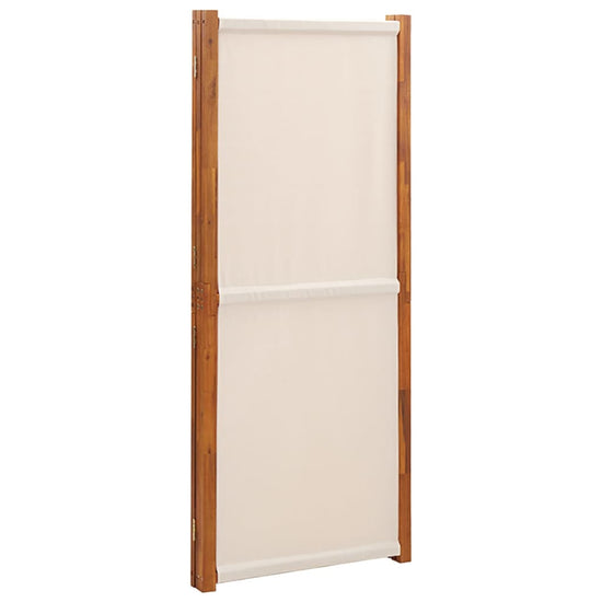 Kamerscherm met 3 panelen 210x180 cm crèmewit MeubelReus