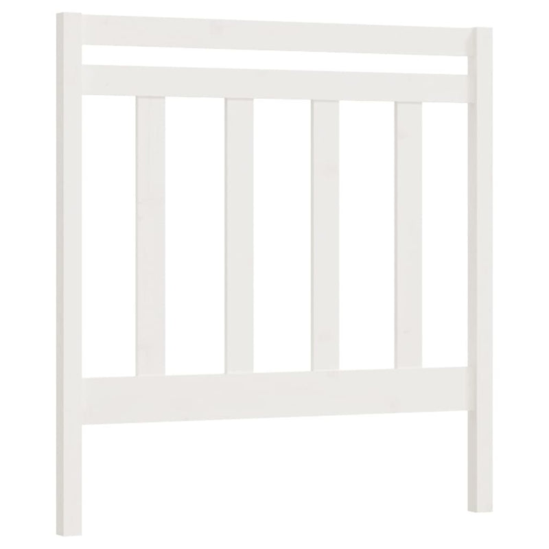 Hoofdbord 106x4x100 cm massief grenenhout wit
