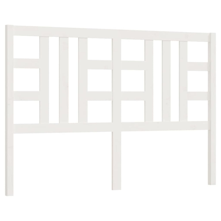 Hoofdbord 156x4x100 cm massief grenenhout wit