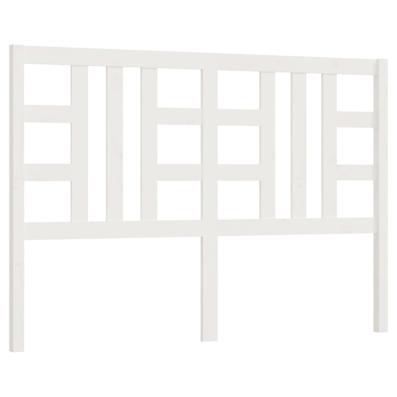 Hoofdbord 156x4x100 cm massief grenenhout wit