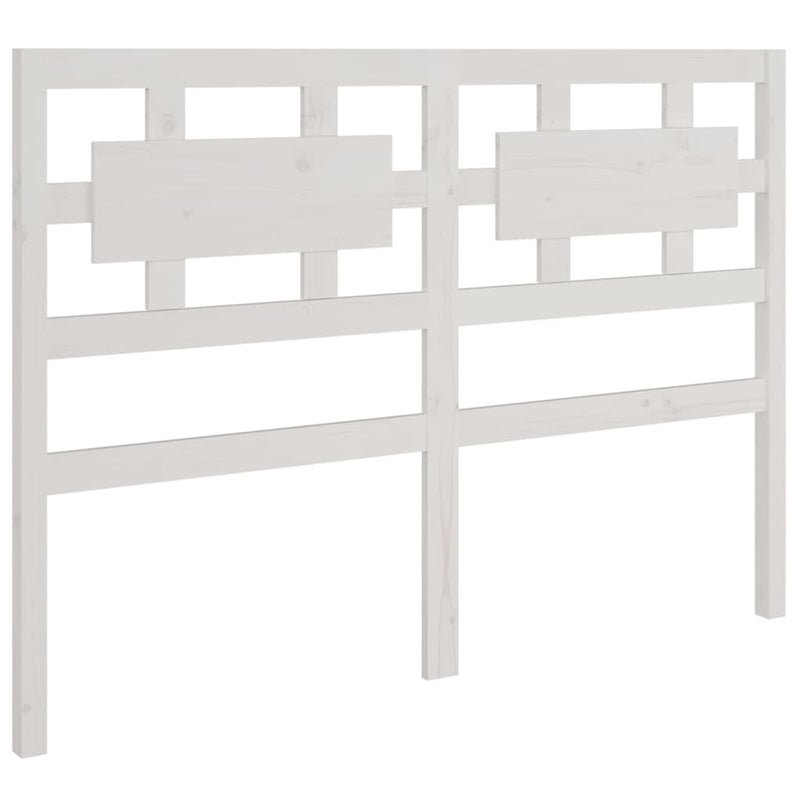 Hoofdbord 140,5x4x100 cm massief grenenhout wit