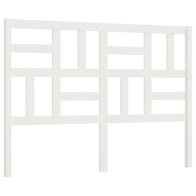 Hoofdbord 156x4x104 cm massief grenenhout wit