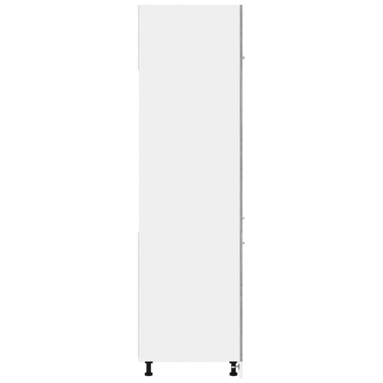 Koelkastkast 60x57x207 cm bewerkt hout grijs sonoma eikenkleur MeubelReus