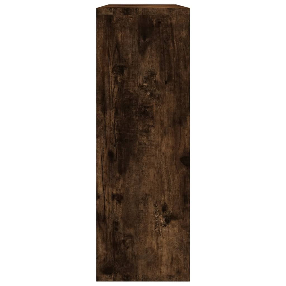 Wandschap 104x20x58,5 cm bewerkt hout gerookt eikenkleurig MeubelReus