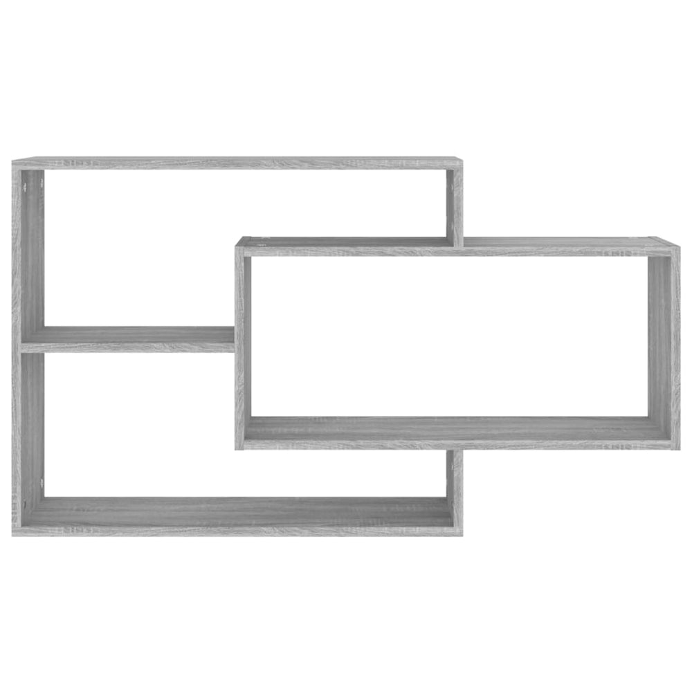 Wandschap 104x20x58,5 cm bewerkt hout grijs sonoma eikenkleurig MeubelReus
