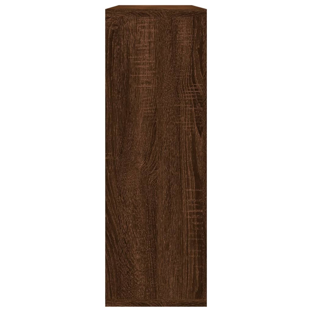 Wandschap 104x20x58,5 cm bewerkt hout bruineikenkleurig MeubelReus