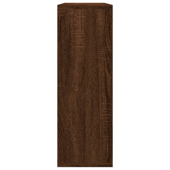 Wandschap 104x20x58,5 cm bewerkt hout bruineikenkleurig MeubelReus