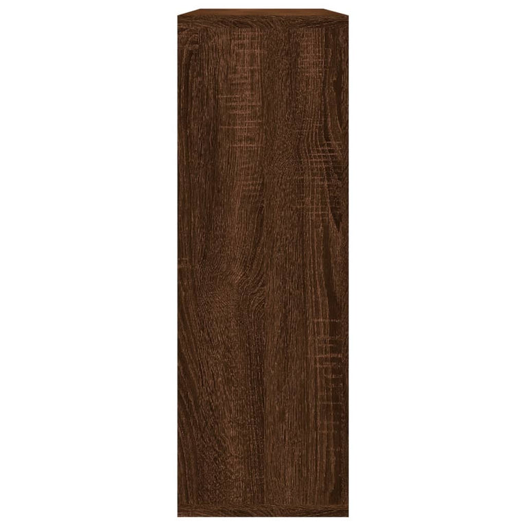 Wandschap 104x20x58,5 cm bewerkt hout bruineikenkleurig MeubelReus