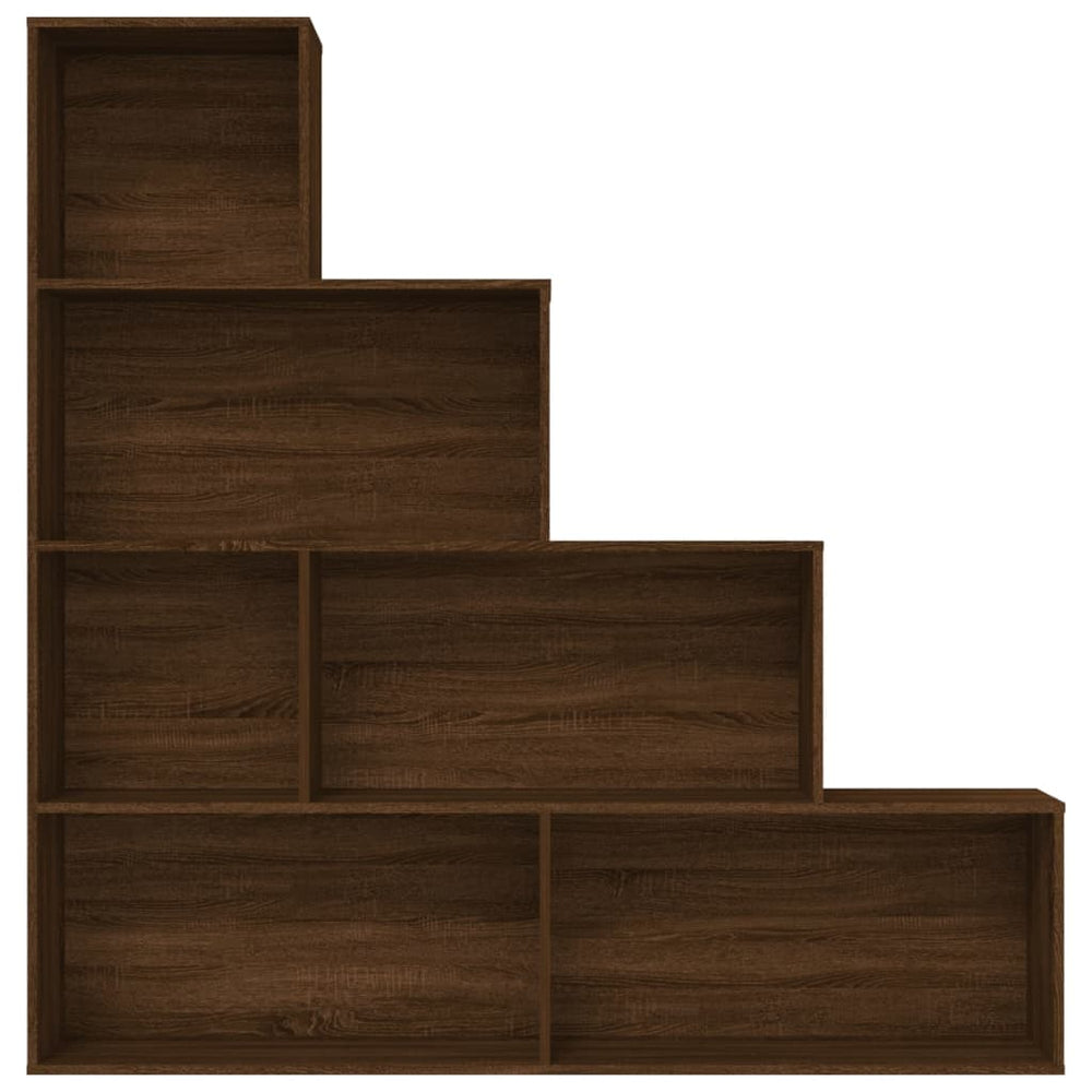 Boekenkast 155x24x160 cm bruineikenkleurig MeubelReus
