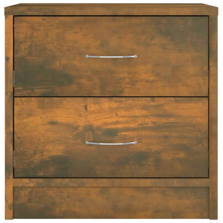 Nachtkastjes 2 st 40x30x40 cm bewerkt hout gerookt eikenkleurig MeubelReus