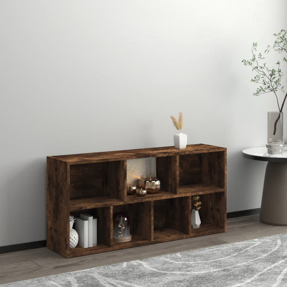 Boekenkast 50x25x106 cm gerookt eikenkleurig MeubelReus