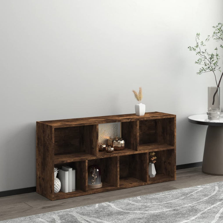 Boekenkast 50x25x106 cm gerookt eikenkleurig MeubelReus