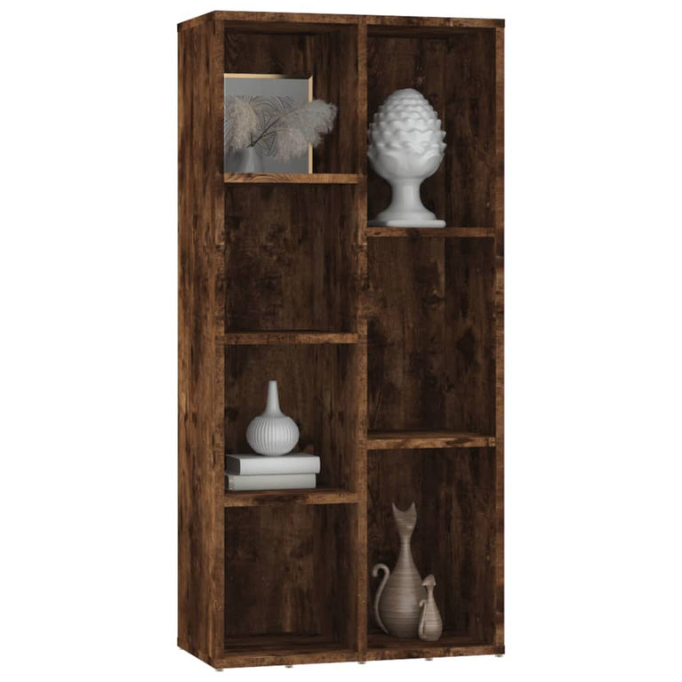 Boekenkast 50x25x106 cm gerookt eikenkleurig MeubelReus