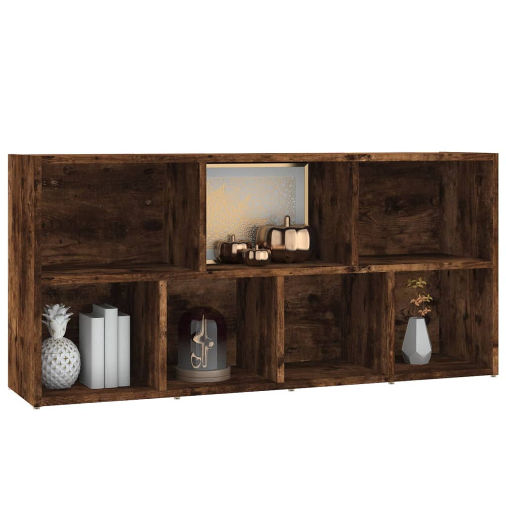 Boekenkast 50x25x106 cm gerookt eikenkleurig MeubelReus