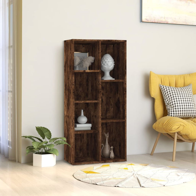 Boekenkast 50x25x106 cm gerookt eikenkleurig MeubelReus