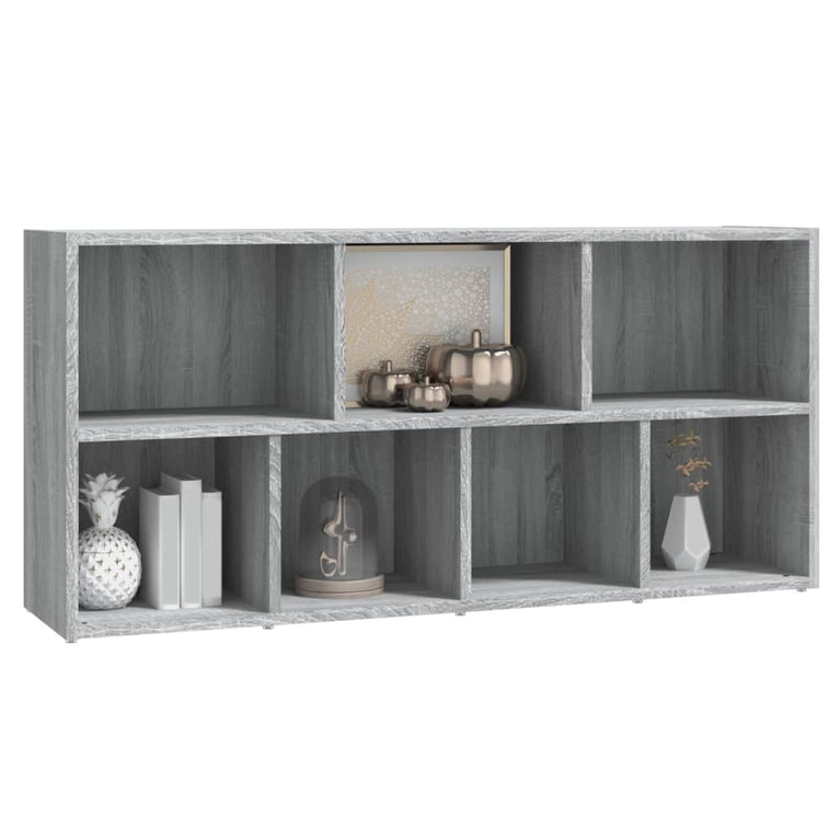 Boekenkast 50x25x106 cm grijs sonoma eikenkleurig