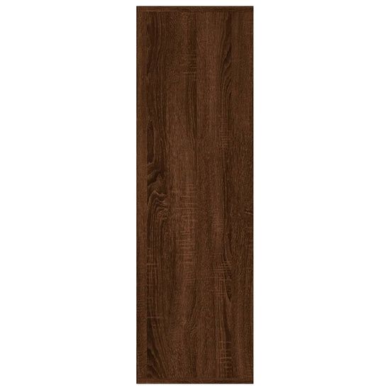 Boekenkast 98x30x98 cm bruineikenkleurig MeubelReus
